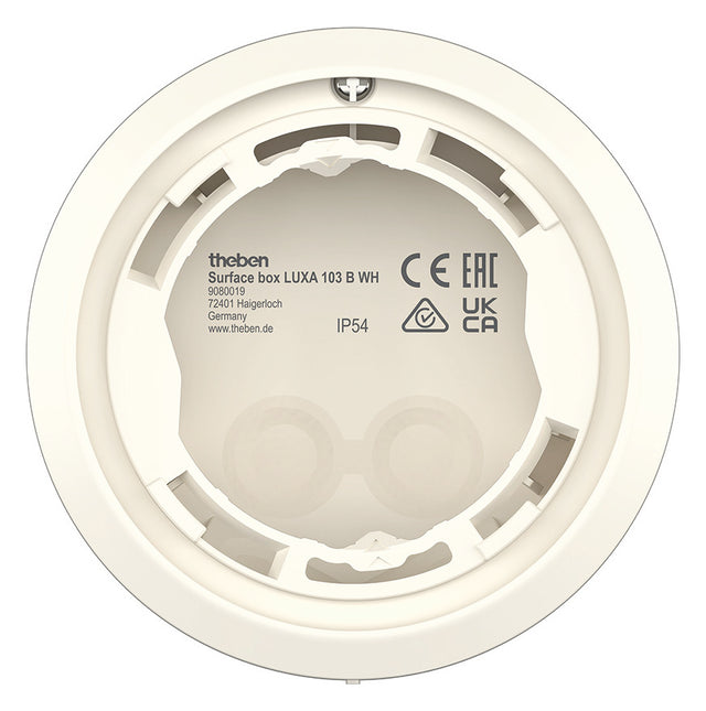 THEBEN Aufputz-Rahmen ws Zubehör Surface box LUXA 103 B WH