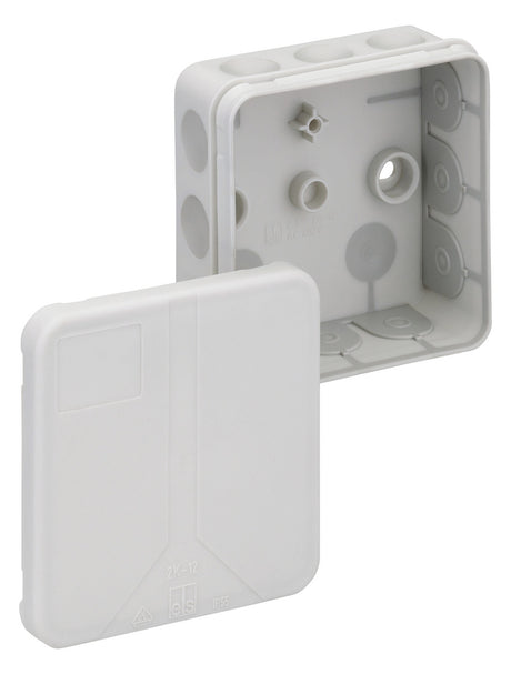 SPELSBERG Abzweigdose IP55 2,5qmm Kst 2K-12-L 85x85x37mm quadrat Wand/Decke