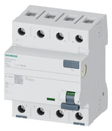 SIEMENS FI-Schutzschalter A 4p 440V 63A 5SV3346-6 0,03A 4TE REG 10kA 1kA/stoß