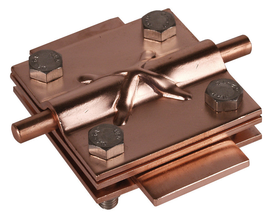 DEHN SE Kreuzverbinder Cu unbeh  10mm KS 8.10 FL40 CU Sechskantschraube