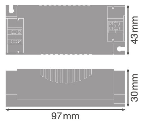 LEDVANCE LED-Steuerung 13W 350mA 36V dim DR PC-PFM -13/220-240/350 Push-button