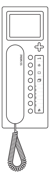 SIEDLE Haustelefon LAN AP PAL 88mm ws Access AHTV 870-0 W 106x278x51mm