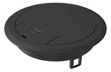BETTERMANN Geräteeinsatz Kst rnd sw GES R2 9011 RAL9011