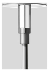 BEGA LED-Aufsatzleuchte 26,5W 76mm 3000K 77120AK3 2801lm si Konv Alu Kst_opal