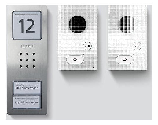 SIEDLE Türsprech-Set Bus 2xTeiln AP/AP SET CAB 850-2 E/W edst sigws 1LS