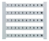 WEIDMÜLLER Klemmenmarkierung ws RM=5mm DEK 5 FWZ 1-10 1-10 horiz