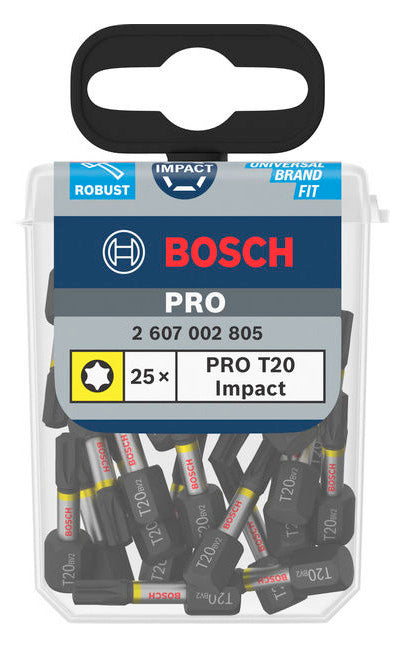 BOSCH-EW Bit TX20 L=25mm 2607002805