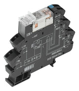 WEIDMÜLLER Schaltrelais 2W IP20 Federzug TRZ 24VDC 2CO 6,4x90x88mm