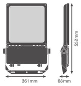 LEDVANCE LED-Anbaustrahler 180W Konv ws FL FLEX P 180W ML 830 A55X120 WAL 1LED