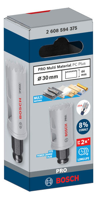 BOSCH-EW Lochsäge  30mm T44mm Sechskant LOCHSÄGE f.Gips Holz
