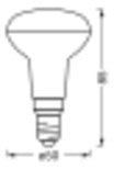 LEDVANCE LED-Reflektorlampe E14 R50 R50 SMART+ WIFI SPOT 40 R50 40 3.3W Mul 3W