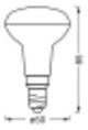 LEDVANCE LED-Reflektorlampe E14 R50 R50 SMART+ WIFI SPOT 40 R50 40 3.3W Mul 3W