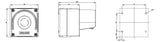 SIEMENS Befehls-/Meldegerät 1f 1tast Kst 3SU1801-0NB00-2AC2 IP68