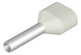 WEIDMÜLLER ZW-Aderendhülse 0,75qmm 8mm H0,75/14 ZH W isol PP ws Cu verzinnt