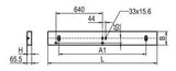 RIDI LED-Deckenanbauleuchte 31W 4000K ws LENSES-AS1547DAWS840B0500 5160lm Konv