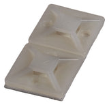 HAUPA Befestigungssockel Kst natur 3,6mm 262160 19x19mm kleb PA  3,6mm