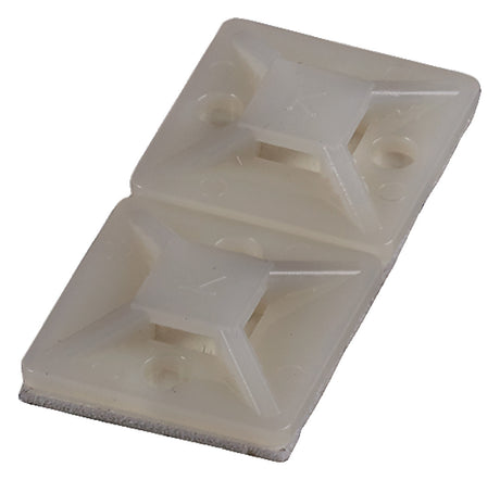 HAUPA Befestigungssockel Kst natur 3,6mm 262160 19x19mm kleb PA  3,6mm