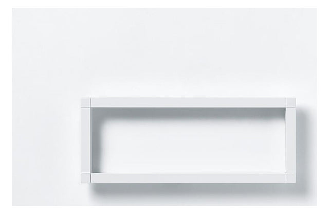 SIEDLE Briefkastenblende 1f AP ws alu PB 611-3/1-0 W 331x131x38mm