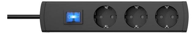 KOPP Steckdosenleiste 3f anth m.Ein/Aus 232605019 3m 90° IP20 1,5qmm