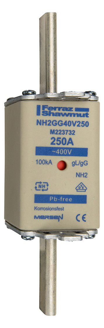 MERSEN NH-Sicherungseinsatz 250A NH2 gG NH2GG40V250 400VAC Kombik