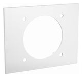REHAU Geräteblende GEB-K 1f 80mm Kst rws SIGNA BRK BL CEE rws CEE_Dose