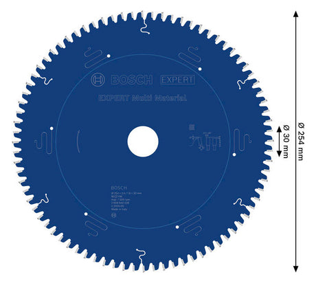 BOSCH-EW Kreissägeblatt  254mm 2608642528