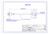 BACHMANN Netzanschlussleitung 5m 3x1qmm 304.276 16A ws IP20 Aderendh 0-70°C PVC