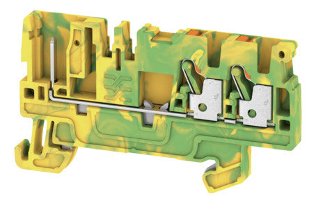 WEIDMÜLLER Schutzleiter-Reihenklemme APGTB 2.5 PE 3C/1 0,5-2,5qmm gn/ge TS35