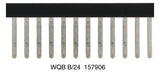 WEIDMÜLLER Querverbinder 24p sw schraub WQB B/24 isol m.Berühr.schutz