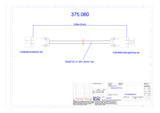 BACHMANN Verbindungskabel 3p H05Z1Z1-F 375.080 1,5qmm L300mm sw