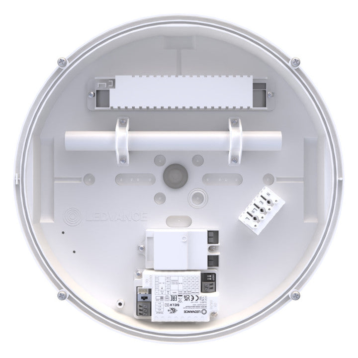 LEDVANCE LED-Anbauleuchte 12,5-19,5W ws BLKH RD EL 300 P 19.5W MS 840 WT 3000-40