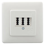 RUTENBECK Anschlussdose TAE_2x6/6NFF UP TAE 2x6/6 NFF Up rw rws RAL9010 schraub