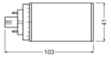 LEDVANCE LED-Röhrenlampe G24q-1 6W 4000K DULUX LED T/E13 HF & AC MAINS V 6W ws E