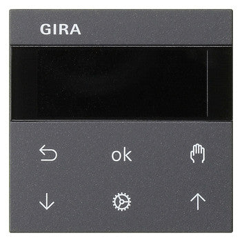 GIRA Jalousie-Schaltuhr UP anth NSTeing System 3000 536628 int.Zeitschaltuhr W