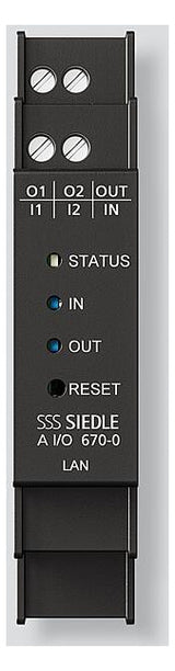 SIEDLE Schaltgerät LAN F=schalten A I/O 670-0