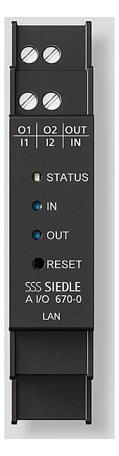 SIEDLE Schaltgerät LAN F=schalten A I/O 670-0