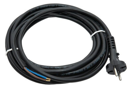 DOTLUX Netzkabel Konturenstecker 5m schwarz offenes Ende