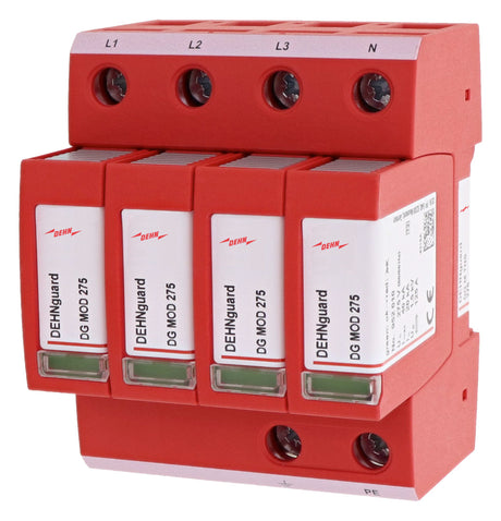 DEHN SE Überspannungsableiter 230VAC 4TE DG M TNS 275 Netzform-TN-S 1,5kV TS35