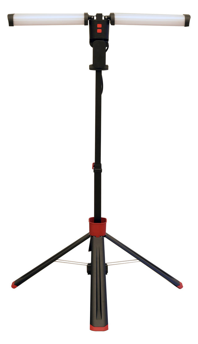 MEGATRON LED-Bauleuchte 80W 5000K 9000lm HELFA MT69054 IP54 Kst m.Steckd