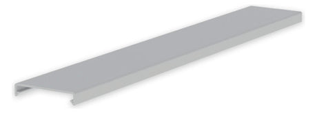 UNEX Kabelbahnabdeckung 60x75 grau,RAL 7035 66072