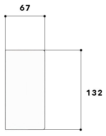 GGK Endstück GEB-K 130x65mm Kst li/re MBR 65x130/45-ES/3 rws RAL9010 unbeh