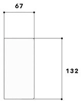 GGK Endstück GEB-K 130x65mm Kst li/re MBR 65x130/45-ES/3 rws RAL9010 unbeh