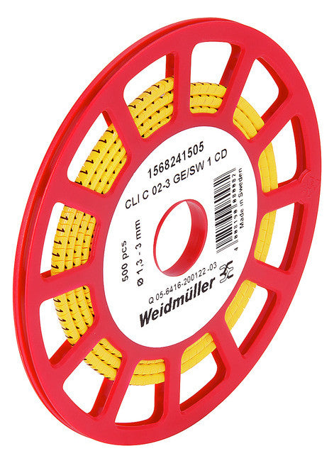 WEIDMÜLLER Kabelmarkierung 1 ge Ader CLI C 02-3 GE/SW 1 CD Kst  1-3mm 1