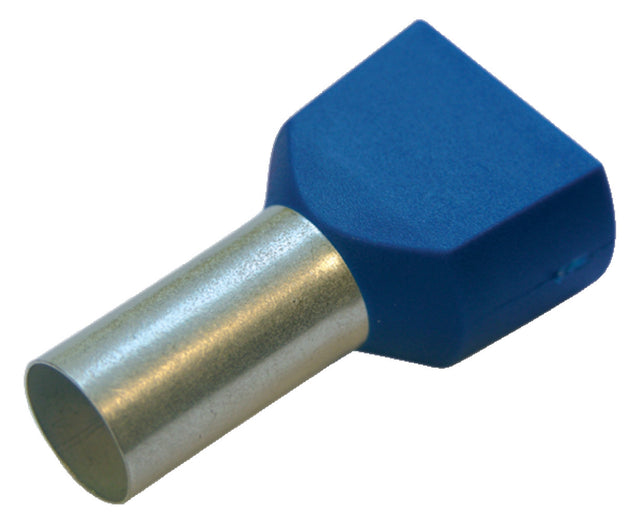 HAUPA ZW-Aderendhülse 16qmm 16mm isol PP 270799 bl Cu ZW-Aderendhülse verzinnt