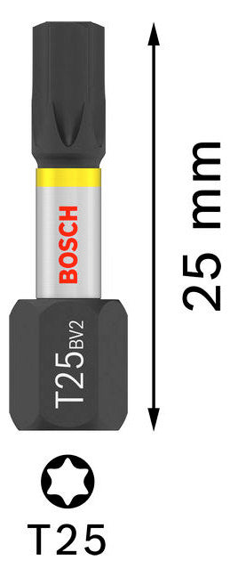 BOSCH-EW Bit TX25 L=25mm 2607002806