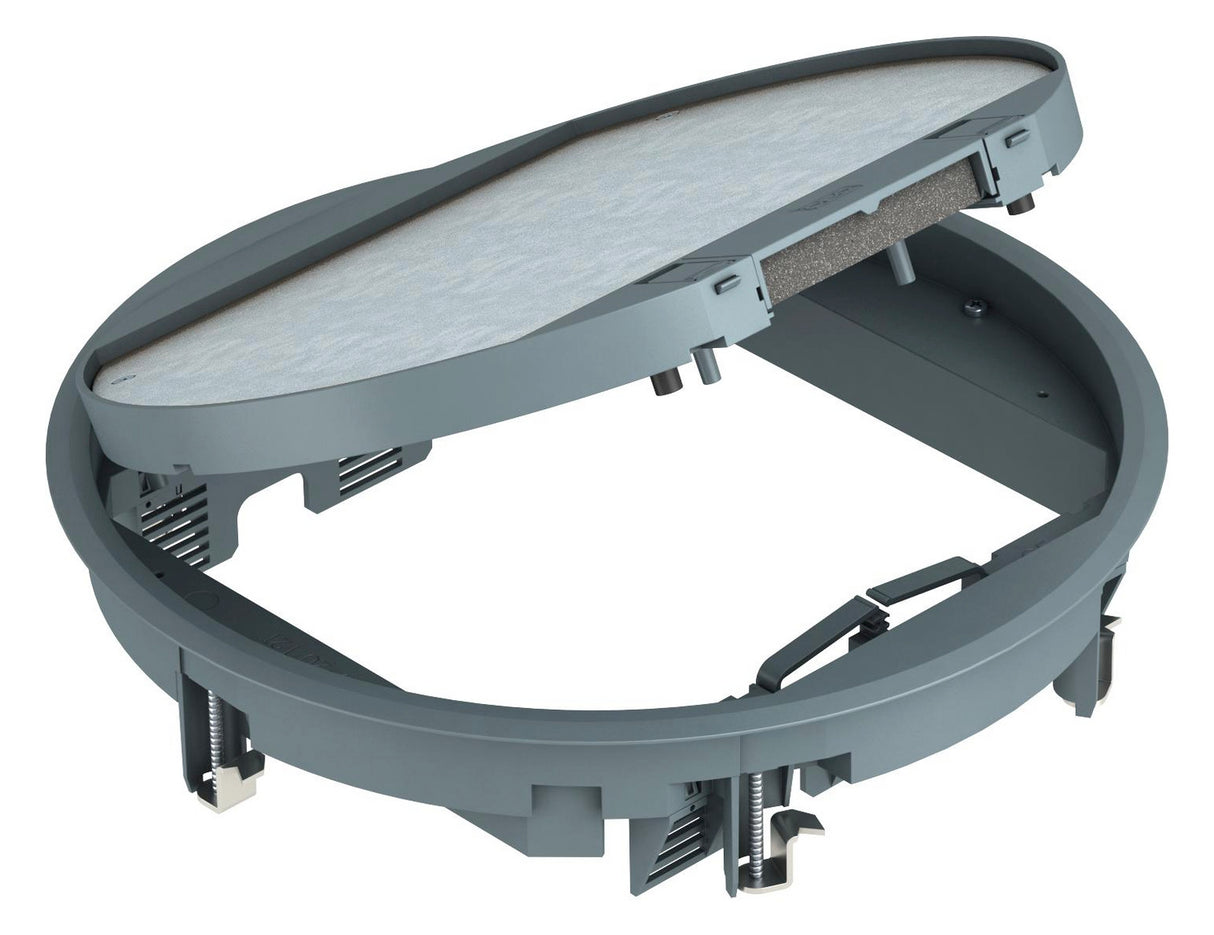 BETTERMANN Geräteeinsatz Kst rnd 3f gr GESR9-2U12T 7011 m.Belagaussp 5mm