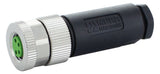 MURR Rundsteckverbinder Buchse IP67 7000-08631-0000000 0,14-0,5qmm Schraub
