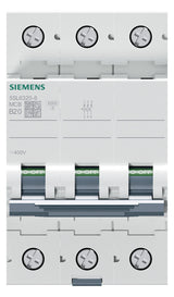 SIEMENS Leitungsschutzschalter UC B 20A 5SL6320-6 3p 400V 3TE 50Hz IP20
