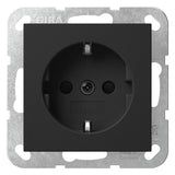 GIRA Steckdose 1f sw mt UP m.BS IP20 System 55 4453005