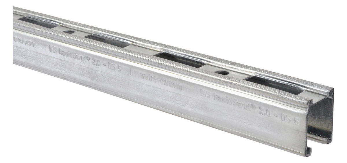Walraven Montageschiene RapidStrut DS5 6m C-Profil BUP mit cm-Skala 41x51 2mm | 65058652